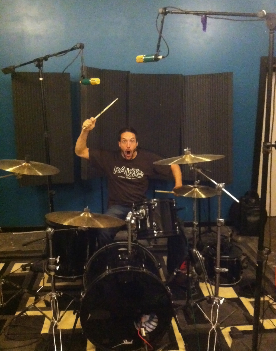 Charlie at the new Ultimate Rhythm Studios