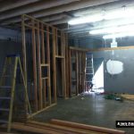 Building Ultimate Studios, Inc - Control Room taking shape