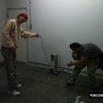 Building Ultimate Studios, Inc - Ernesto & Mike figuring out the control room floor