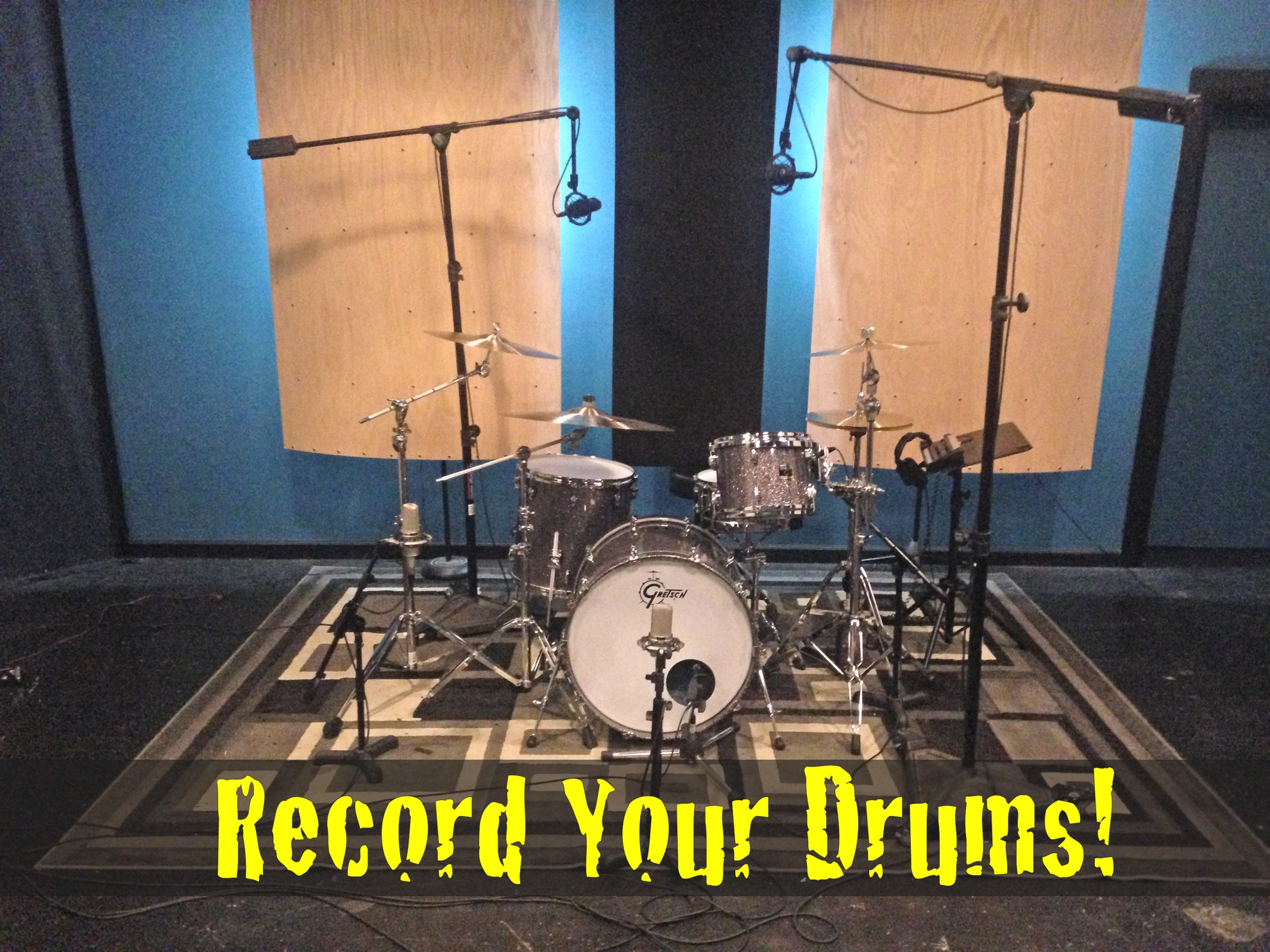 Record Your Drums Tracks Here!