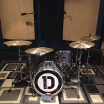 Lucas Bomeny's drumset for the Duranbah album "Runaway" at Ultimate Studios, Inc