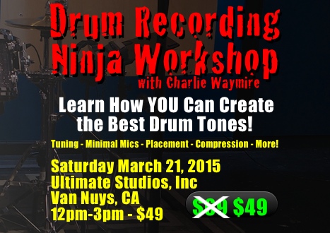 Drum Recording Ninja Workshop!