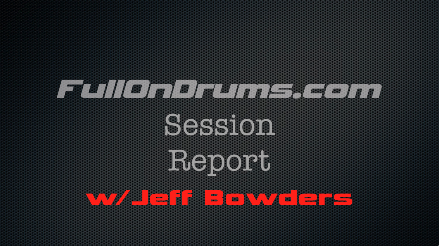 Session Report - In the studio with Charlie Waymire and Jeff Bowders