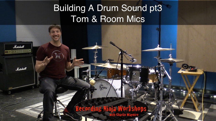 Building A Drum Sound pt3 - Tom and Room Mics