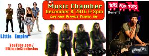 The Music Chamber Toys For Tots Benefit at Ultimate Studios, Inc Little Empire, Cage 9, Robbery Inc