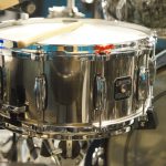 Gretsch Bell Brass snare used by Chad Smith at Ultimate Studios, Inc