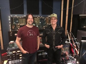 Outlaw Country Rob Leines & Producer Charlie Waymire at Ultimate Studios, Inc Recording Studio Van Nuys North Hollywood