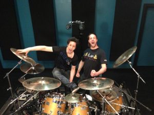 Glen Sobel recording drums at Ultimate Studios, Inc Los Angeles