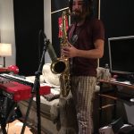 recording saxaphone at ultimate studios, inc with paracosmic