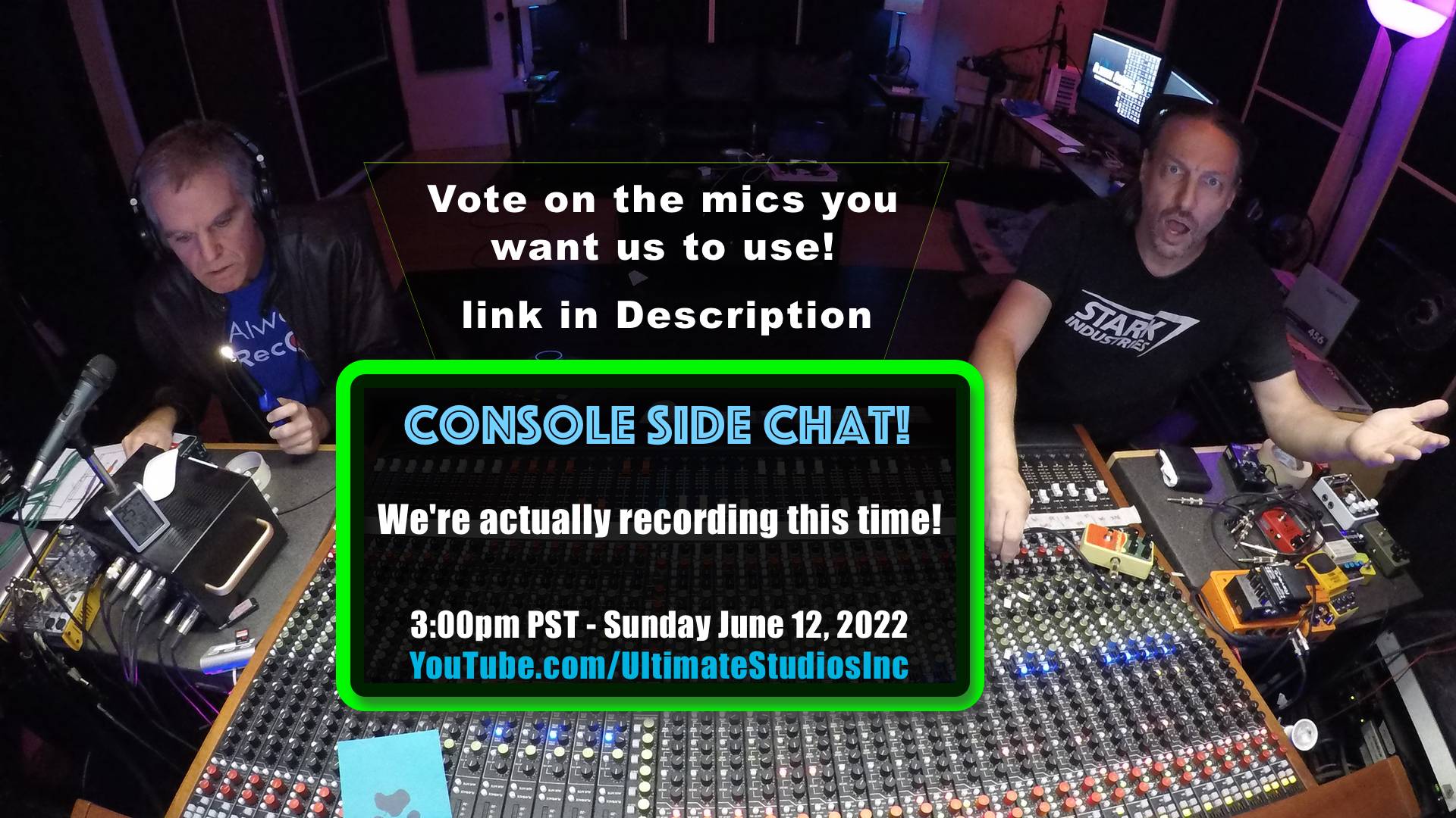 Console Side Chat Live Recording!
