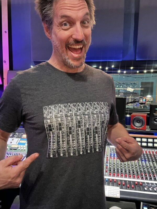 Console Faders T-shirt from Ultimate Studios, Inc